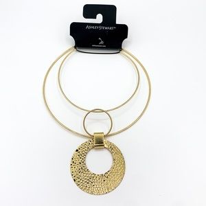 Ashley Stewart Gold Collar Necklace